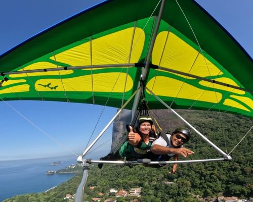 Voo de asa delta no Rio de Janeiro